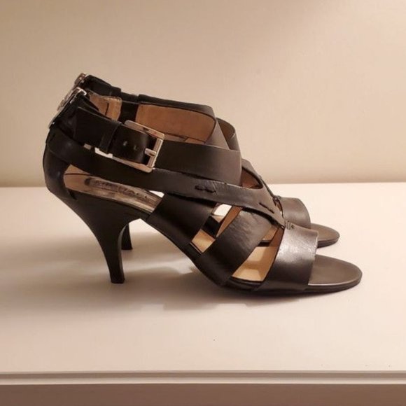 Michael Kors Black Leather Cross Strap - Picture 2 of 4